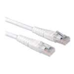 Value cordon cat. 6 utp confectionn� blanc 2, 0m