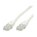 Value cordon cat. 6 utp confectionn� blanc 5, 0m