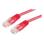 Value - cordon de raccordement - rj - 45 (m) pour rj - 45 (m) - 1 m - utp - cat 6 - moul�, bloqu� - rouge ...