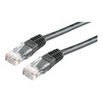 Value - cordon de raccordement - rj - 45 (m) pour rj - 45 (m) - 5 m - utp - cat 6 - moul, bloqu - noir ...
