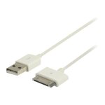 Valueline - câble de chargement / de données - usb mâle pour apple dock mâle - 1 m - blanc - pour apple ... Valueline - câble de chargement / de données - usb mâle pour apple dock mâle - 1 m - blanc - pour apple ...