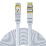 Veetop cat 7 rj45 plat c�ble ethernet lan, stp vitesse 10 go / s - 10m