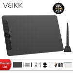 Veikk - tablette graphique numrique vk1060, 10x6 pouces, avec stylet, sans batterie, 8192 recyclable, ...