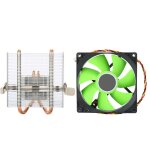 Ventilateur cpu accessoire d'ordinateur de bureau coup vers le bas 2 tuyaux en laiton pour amd 775 / ... Ventilateur cpu accessoire d'ordinateur de bureau coup vers le bas 2 tuyaux en laiton pour amd 775 / ...