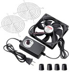 Ventilateur pc 120 mm 12 v avec rgulateur de vitesse 220 v 230 v 240 v ventilateur de botier sans balais ...