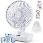 Ventilateur rechargeable usb, ventilateur de table, mini ventilateur portable, fan silencieux usb rechargeable ...