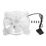 Ventilateur de refroidissement d'ordinateur a 4 broches, led coloree, haute performance, avec roulement ...
