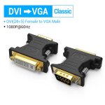 Vention adaptateur dvi vers vga 24 5 dvi - i mle vers vga femelle convertisseur 1080p pour ordinateur ...