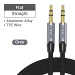 Vention câble audio jack 3, 5 mm 3, 5 mâle vers mâle câble audio 90 degrés à angle droit câble auxiliaire ... Vention câble audio jack 3, 5 mm 3, 5 mâle vers mâle câble audio 90 degrés à angle droit câble auxiliaire ...