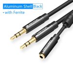 Vention cble auxiliaire 3, 5 mm audio y cble rpartiteur jack 3, 5 femelle vers double mle ecouteur ...