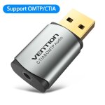 Vention carte son usb interface audio usb externe adaptateur de carte son 3, 5 mm pour ordinateur portable ... Vention carte son usb interface audio usb externe adaptateur de carte son 3, 5 mm pour ordinateur portable ...