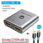 Vention commutateur hdmi 4k bi - direction 2. 0 commutateur hdmi adaptateur 1x2 / 2x1 convertisseur 2 ... Vention commutateur hdmi 4k bi - direction 2. 0 commutateur hdmi adaptateur 1x2 / 2x1 convertisseur 2 ...