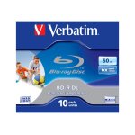 Verbatim - 10 x bd - r dl - 50 go 6x - surface imprimable par jet d'encre - boîtier cd Verbatim - 10 x bd - r dl - 50 go 6x - surface imprimable par jet d'encre - boîtier cd