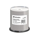 Verbatim - 100 x cd - r - 700 mo 52x - surface imprimable large, surface imprimable  transfert thermographiqu ...