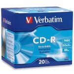 Verbatim - 20 x cd - r - 700 mo (80 min) 52x - bo�tier cd �troit