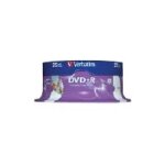 Verbatim - 25 x dvd + r dl - 8. 5 go 8x - argent mat - spindle