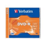 Verbatim - 5 x dvd - r - 4. 7 go 16x - argent mat - boîtier cd Verbatim - 5 x dvd - r - 4. 7 go 16x - argent mat - boîtier cd