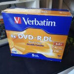Verbatim - 5 x dvd - r dl - 8. 5 go 4x - argent mat - bo�tier cd
