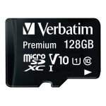 Verbatim premium - carte m�moire flash (adaptateur sd inclus(e)) - 128 go - uhs class 1 / class10 - 300x ...