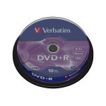 Verbatim datalifeplus - 10 x dvd + r - 4. 7 go 16x