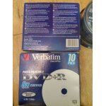 Verbatim datalifeplus - 10 x dvd + r - 4. 7 go 8x - surface imprimable - botier cd
