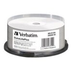 Verbatim datalifeplus - 25 x bd - r dl - 50 go 6x - surface imprimable large - spindle