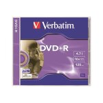 Verbatim datalifeplus - 5 x dvd + r - 4. 7 go 16x - argent mat - boîtier cd Verbatim datalifeplus - 5 x dvd + r - 4. 7 go 16x - argent mat - boîtier cd