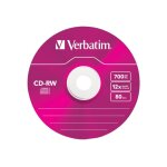 Verbatim datalifeplus hi - speed - 5 x cd - rw - 700 mo (80 min) 8x - 12x - botier cd troit