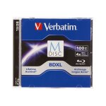 Verbatim m - disc blu - ray xl rohling 100 gb 98912 1 st. jewelcase