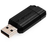 Verbatim micro - cl� usbpinstripe de 8 go - noire