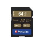 Verbatim pro + - carte mmoire flash - 64 go - uhs class 3 / class10 - sdxc uhs - i