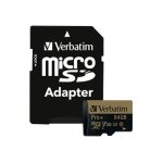 Verbatim pro + - carte mmoire flash (adaptateur microsdxc vers sd inclus(e)) - 64 go - uhs class 3 / ...