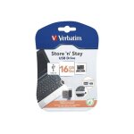 Verbatim store 'n' stay usb drive - cl usb - 16 go - usb 2. 0 - noir