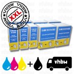 Vhbw lot de 10 cartouches, encre noire et couleur remplacent epson t050 / t052 Vhbw lot de 10 cartouches, encre noire et couleur remplacent epson t050 / t052