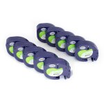 Vhbw 10 x cassettes ? ruban 12mm pour dymo letratag lt - 100h, lt - 100t, qx50, xr remplace: 91200, s0721520. ...