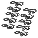 Vhbw 10x c�ble connecteur euro type f compatible avec vorwerk kobold vr300, vr100, vr200 - prise c5 en ...