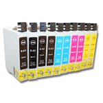 Vhbw 10x cartouches d'encre imprimantes, compatible avec epson stylus cx3600 / cx3650 / cx6400 / cx6500 ...