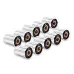 Vhbw 10x papier thermique, ruban  transfert thermique, noir 100mm pour fax ou imprimante valentin desco ...