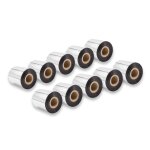 Vhbw 10x papier thermique, ruban  transfert thermique, noir 70mm pour fax ou imprimante tsc ttp - 2410m, ...