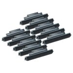 Vhbw 10x rouleaux d'encre noir compatible avec casio jr 1101 calculatrice imprimante, caisse enregistreuse ...