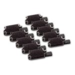 Vhbw 10x rouleaux d'encre noir compatible avec seiko precision 40 t iii, ir 40 t, m 42 t calculatrice ...