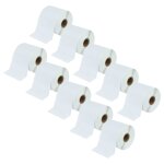 Vhbw 10x rouleau d'�tiquettes thermique 25, 4mm x 76, 2mm (1375 �tiquettes) compatible avec sato cx400 ...