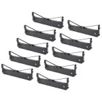 Vhbw 10x ruban encreur compatible avec panasonic kx - p180, kx - p1131, kx - p1668, kx - p190, kx - p181 ...