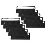 Vhbw 10x ruban encreur compatible avec epson tm - u 295 imprimante matricielle ou de re�us - noir