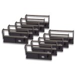 Vhbw 10x ruban encreur compatible avec citizen ir31 imprimante matricielle ou de re�us - noir