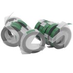 Vhbw 10x rubans de marquage 3d compatible avec dymo 1755, 1765, 1805, 1855, jet, junior imprimante d'tiquette ...