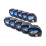 Vhbw 10x rubans plastique compatible avec dymo letratag lt - 100h, lt - 100t, qx50, xr imprimante d'�tiquettes ...