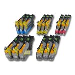 Vhbw 15x cartouches d'imprimante avec chip compatible avec brother dcp - j4110dw, dcp - j4110w, dcp - ... Vhbw 15x cartouches d'imprimante avec chip compatible avec brother dcp - j4110dw, dcp - j4110w, dcp - ...