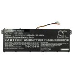 Vhbw 1x batterie compatible avec acer travelmate p2 tmp215 - 41 - r9tt ordinateur portable (3500mah, ...