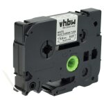 Vhbw 1x ruban compatible avec brother p - touch pt - e550 imprimante d'�tiquettes 1, 5m x 5, 8mm noir ...